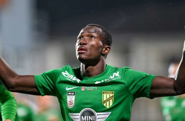 Brighton renew interest in Ghana forward Raphael Dwamena