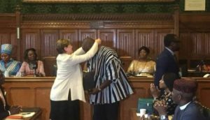PHOTOS: Ibrahim Mahama honored in London; receives 2018 African Achievers’ Award