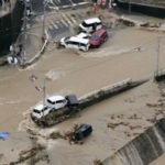 Japan floods: Dozens killed in deluges and landslides