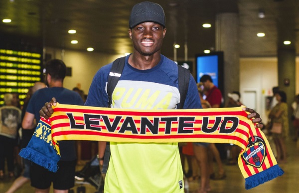 VIDEO: Raphael Dwamena joins Levante squad for first training session