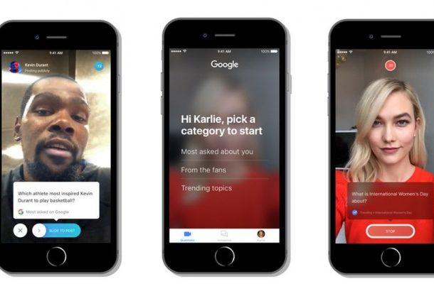 Google's new celebrity video app is basically AMA for search
