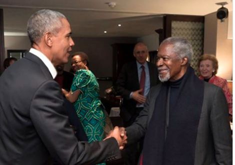 Obama pays tribute to Kofi Annan