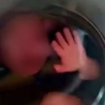 VIDEO: Heartless babysitter locks crying child in washing machine and posts it online
