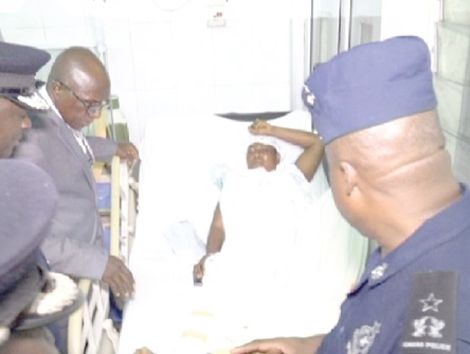 Interior Minister, IGP, others visit injured police officers