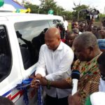 Okudzeto Ablakwa presents ambulance to constituents
