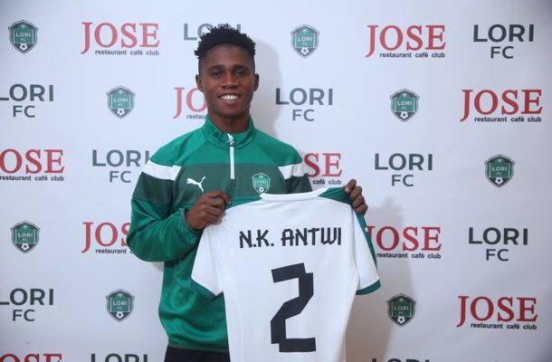 Former Ghana U17 defender Nana Kwame Antwi signs for Armenian side Lori FC