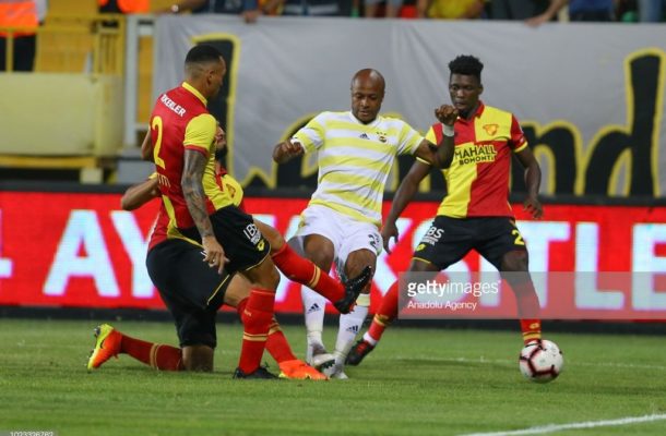 Andre Ayew fails to inspire Fenerbaçe in defeat to Göztepe