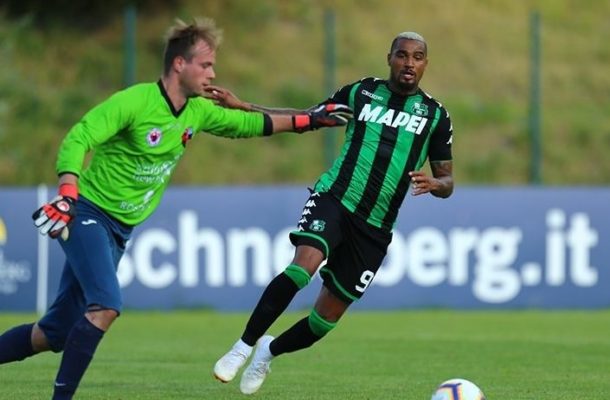Sassuolo forward Kevin Prince Boateng delighted to score on competitive debut