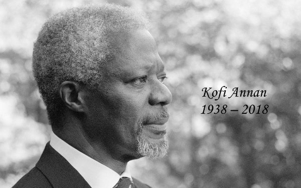"Kofi Annan was an ardent champion of peace"- Kofi Annan Foundation
