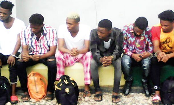 Police parades 6 men for homosexuality