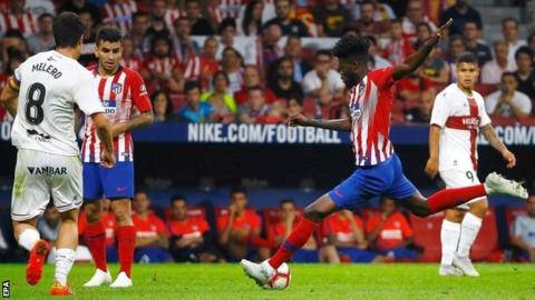 Partey scores stunner as Atlético Madrid stroll past Huesca