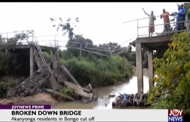 Bongo: Akanyonga residents stranded after bridge collapse
