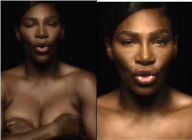VIDEO: Serena Williams goes completely topless in heroic breast cancer video