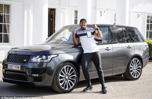 PHOTOS: Anthony Joshua's £150k personalised Range Rover stolen in London days before heavyweight title fight