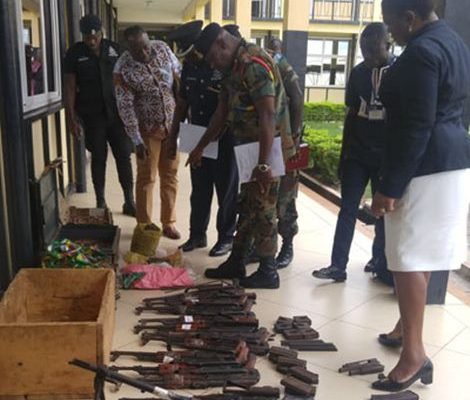 Ashanti Police receive 9,000 smuggled weapons