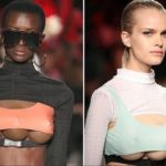 SHOCKING PHOTOS: Models with three breasts hit the runway at the 2018 Milan Fashion Week
