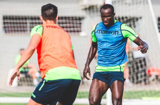 Ghana striker Raphael Dwamena makes early return to Levante training