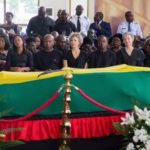 Kofi Annan’s wife in tears; flags fly half mast for burial
