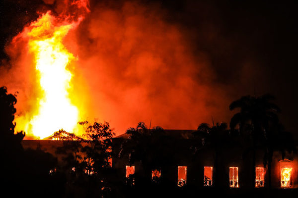 Fire razes Niger State government house