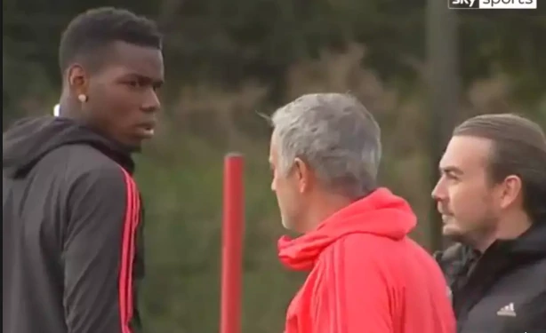 Ghana's Michael Essien shows Pogba the best way to deal with Jose Mourinho