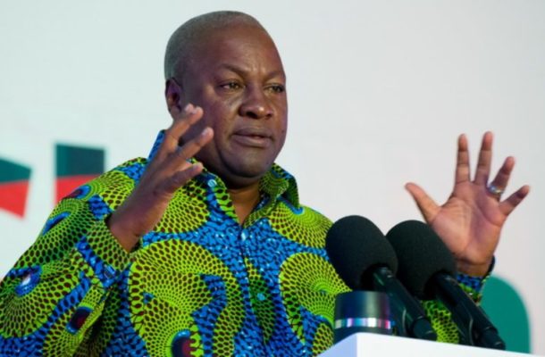 VIDEO: Ex President Mahama turns pastor; preaches about 'favour' in church