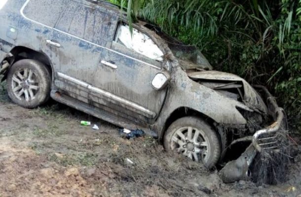 Mark Woyongo survives near fatal crash