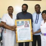 Hon. Vanderpuye honoured by Nurses in Accra