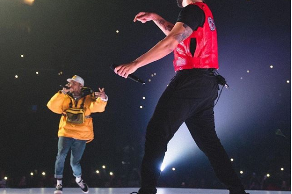 PHOTOS: Drake officially ends his beef with Chris Brown, brings the singer on stage at his concert