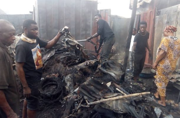 A/R: Fire destroys 50 stalls at K’si Central Market
