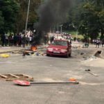 KNUST students stage demo over ‘brutalities’, destroys School properties