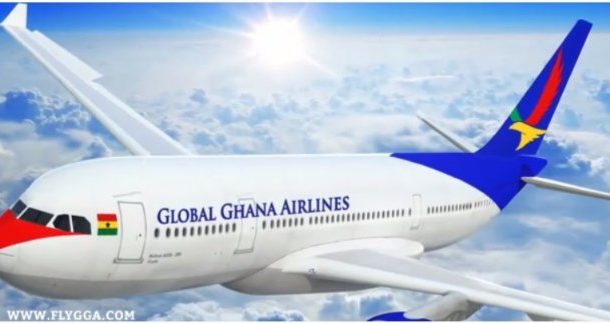 Global Ghana Airlines not licensed by Ghana Civil Aviation Authority 