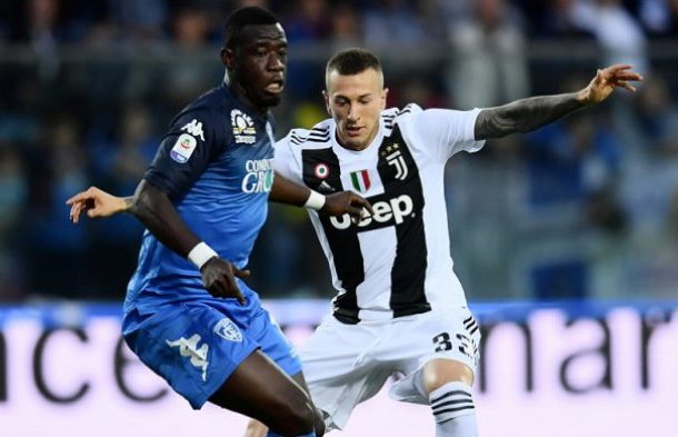 Afriyie Acquah plays full throttle in Empoli’s defeat to Juventus