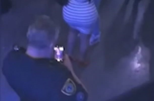 PHOTOS/VIDEO: Policeman hot after he was caught taking photo of woman's buttocks at concert
