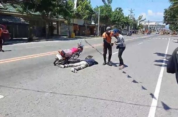 VIDEO: Man fakes his own death in bizarre motorbike accident to propose to girlfriend