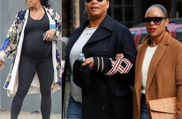 PHOTOS: Queen Latifah's longtime girlfriend spotted with a baby bump as ...