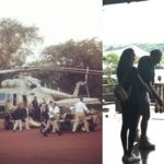 PHOTOS/VIDEOS: Kanye West arrives in Uganda with Kim Kardashian & daughter North
