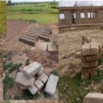 UE/R: Community exposes contractor using substandard bricks for school block