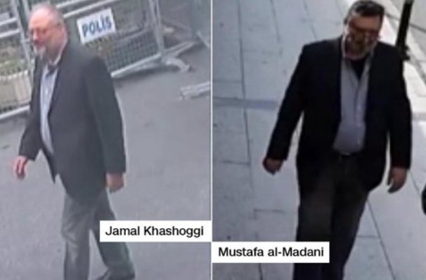 Surveillance footage shows Saudi operative in Khashoggi’s clothes after he was killed