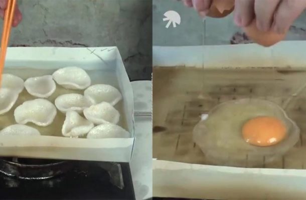 Video: Genius way to cook with paper