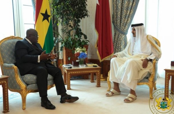 You’re governing Ghana well – Emir of Qatar to Akufo-Addo
