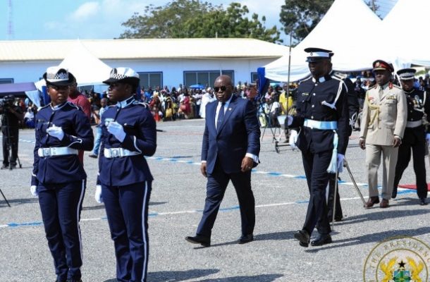 '308 cars for police; 17,418 promoted' – Akufo-Addo