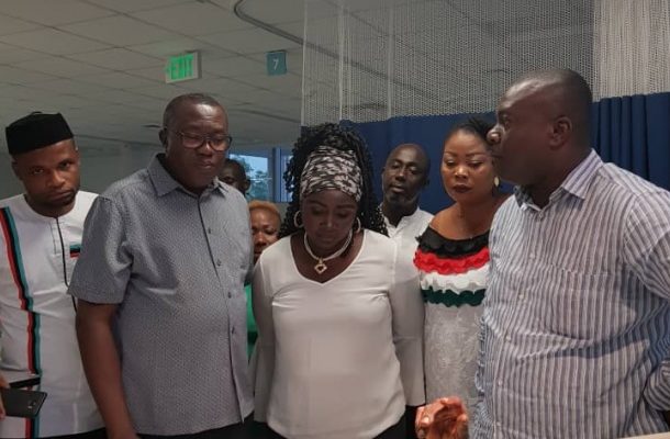 NDC leaders visit party's crash victims