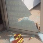 VIDEO: Machete-wielding land guards vandalise Agape Church; beat pastor, church members