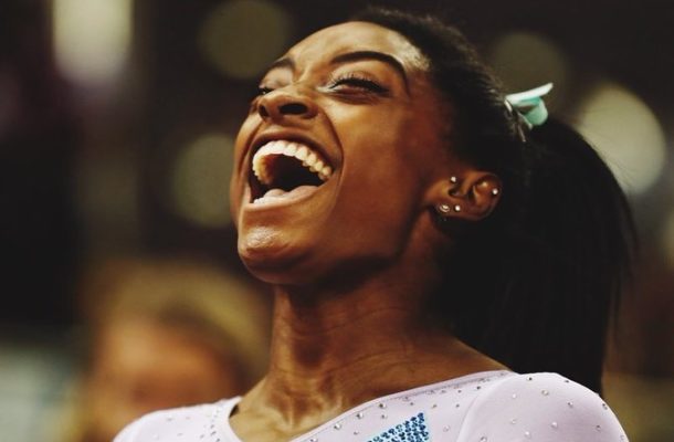 Simone Biles becomes the first woman to ever win 4 all-around world title in Gymnastics