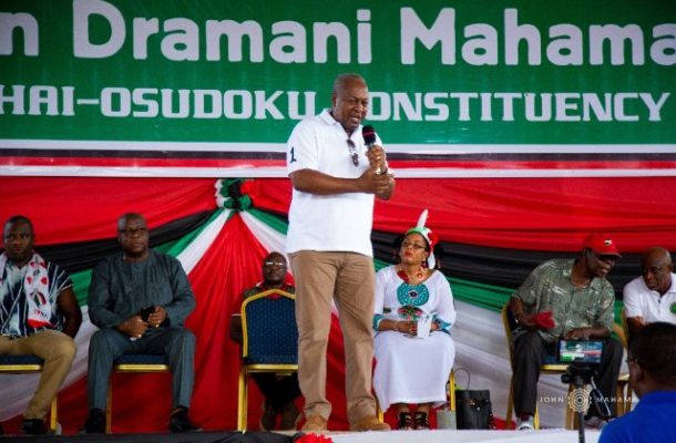 Mahama on NDC Green Book: Time has exposed NPP lies 