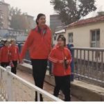 11-year-old Chinese girl is already 6ft 7in tall