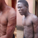 Photos: Woman orders thugs to beat up her gateman for demanding for his salary