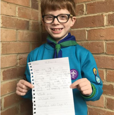 Boy, 7, writes a letter asking kids to boycott McDonald's Happy Meals and his reason is impressive
