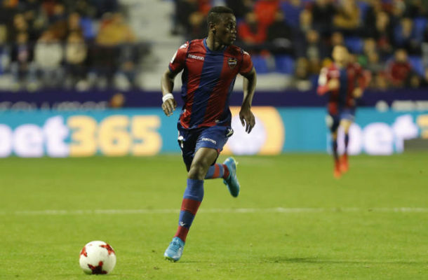 Emmanuel Boateng’s strike against Huesca ended his drought of 491 minutes without scoring