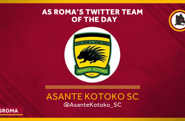 Serie A giants AS Roma name Asante Kotoko ‘Team of the Day’